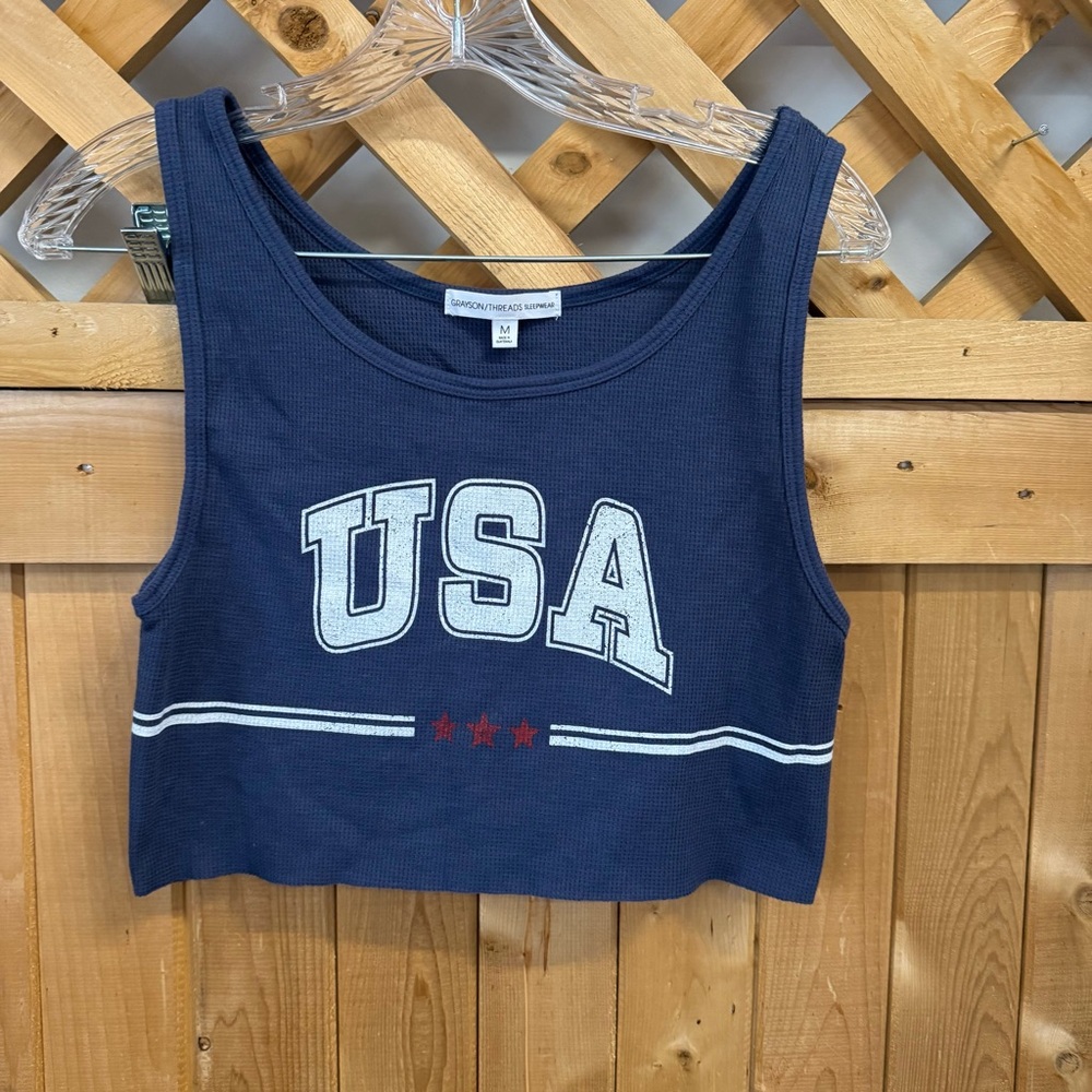 Grayson Threads Blue Sleepwear Top Size M